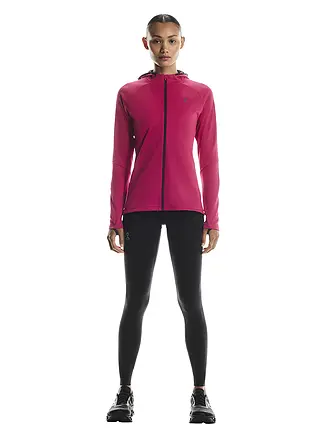 ON | Chaqueta de running con capucha Climate para mujer |